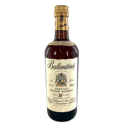【中古】Ballantine's バランタイン 30年 金キャップ ブレンデッドスコッチウイスキー 750ml 43%【WI-136】 【中古】Ballantine's バランタイン 30年 金キャップ ブレンデッドスコッチウイスキー 750ml 43%【WI-136】
