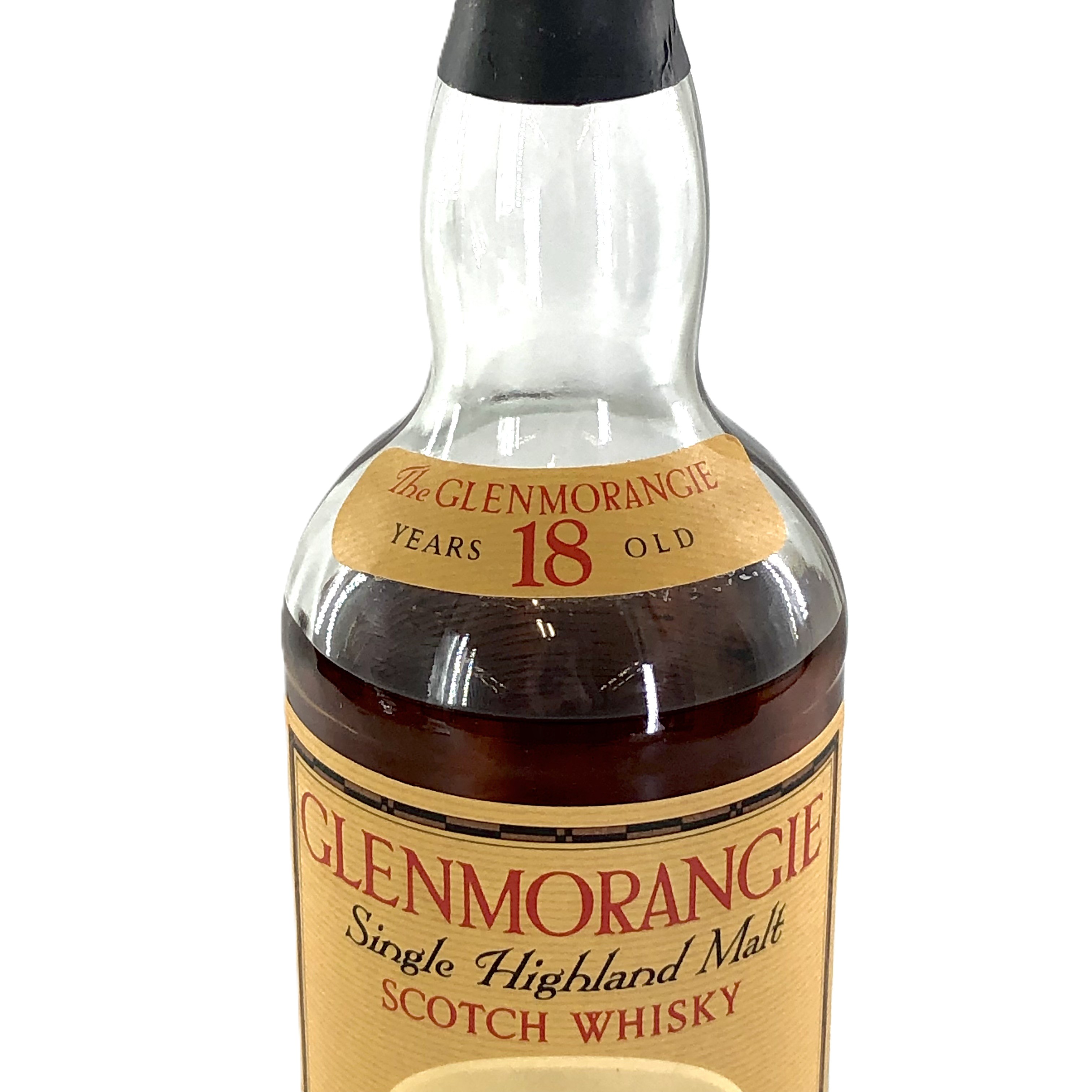 【中古】GLENMORANGIE グレンモーレンジ 18年 シングルハイランドモルト スコッチウイスキー 750ml 43%【WI-48】