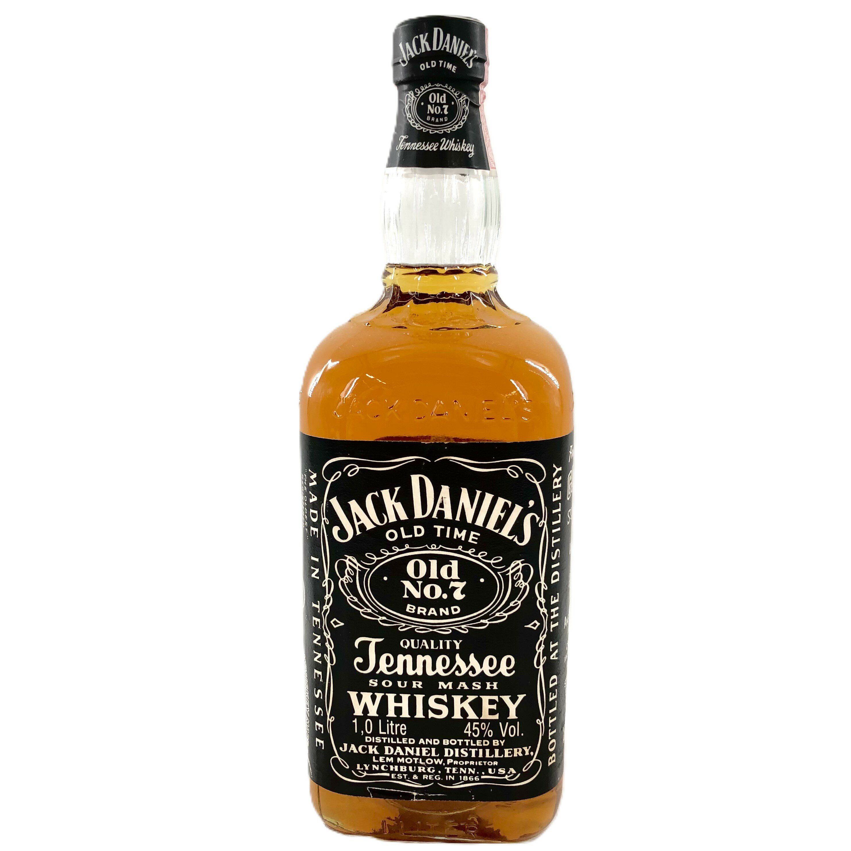 【中古】JACK DANIEL'S ジャックダニエル Old No.7 テネシーウイスキー 1000ml 45%【WI-510】