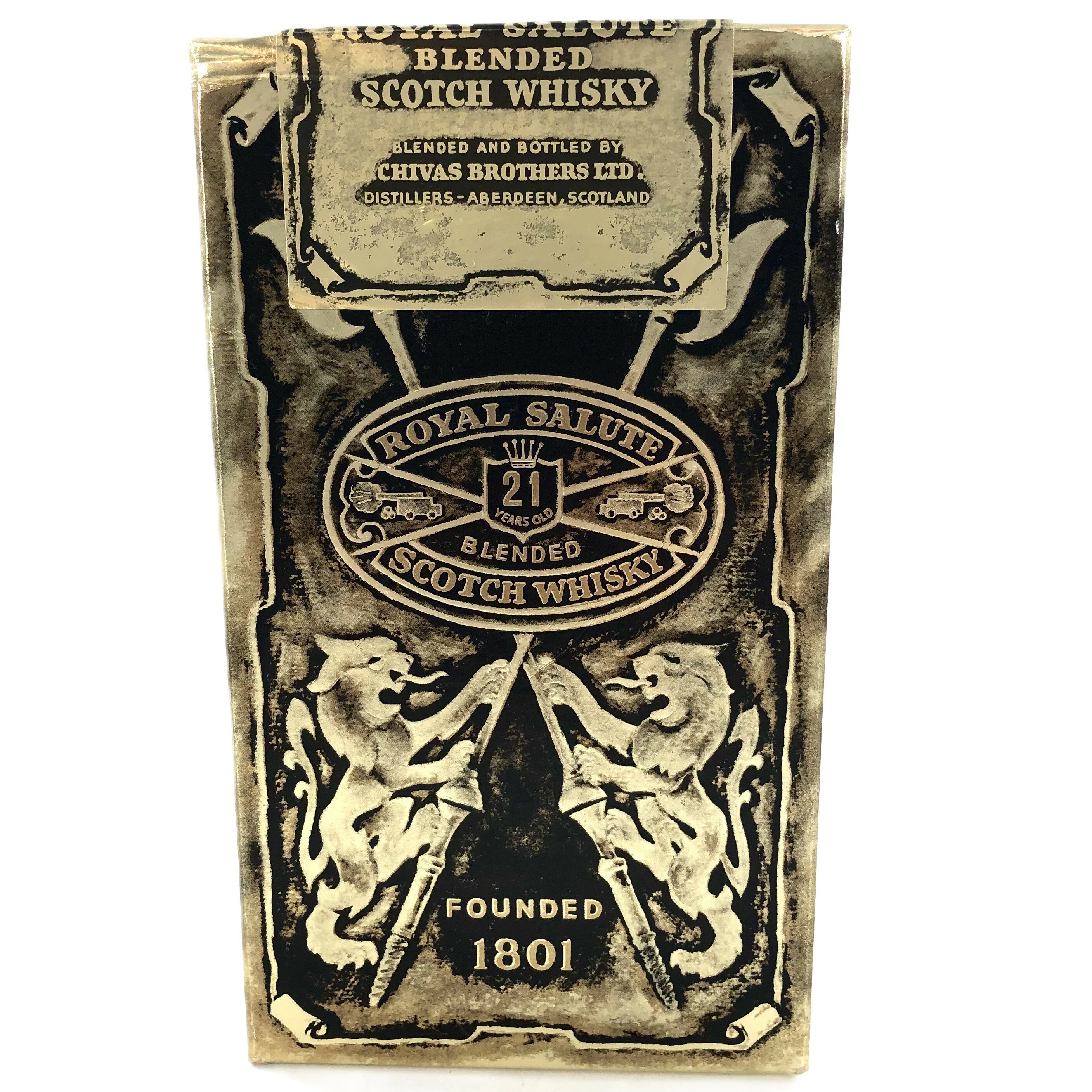 【中古】ROYAL SALUTE ロイヤルサルート 21年 ブレンデッドスコッチウイスキー 700ml 40% 箱付 未開封【WI-534】