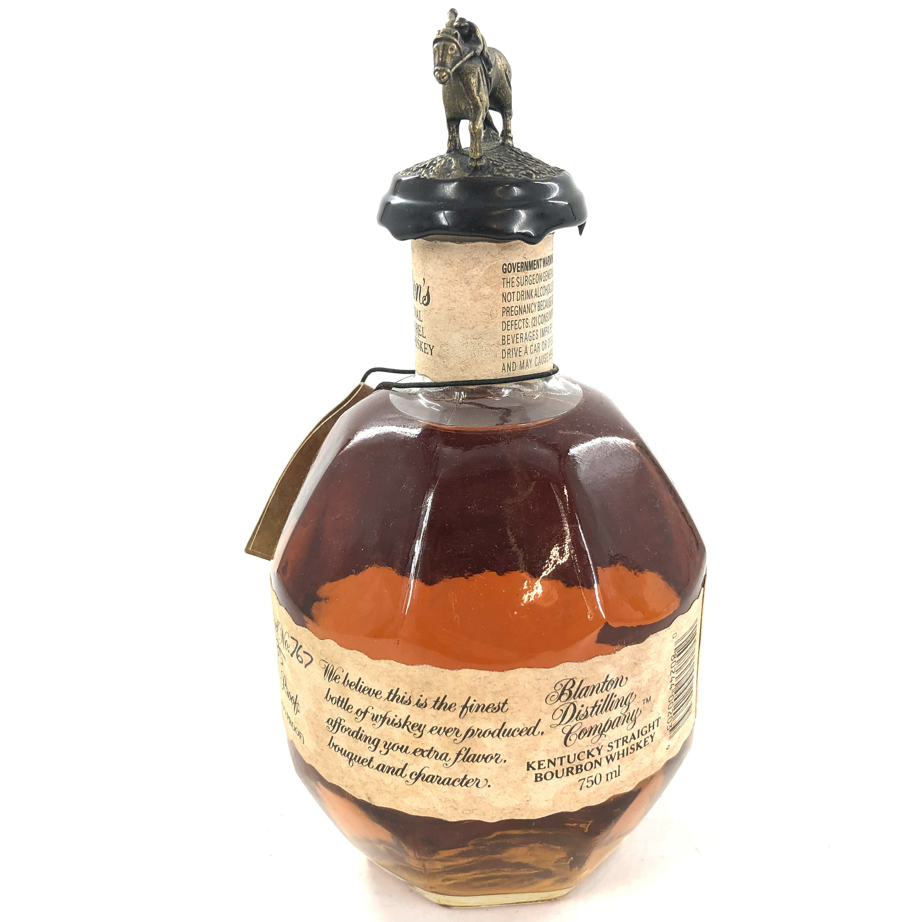 ����š�Blanton �֥��ȥ� 11/3/15 93 PROOF ���󥰥�Х�� ���ȥ졼�ȥС��ܥ󥦥������� 750ml 46.5%��WI-38��