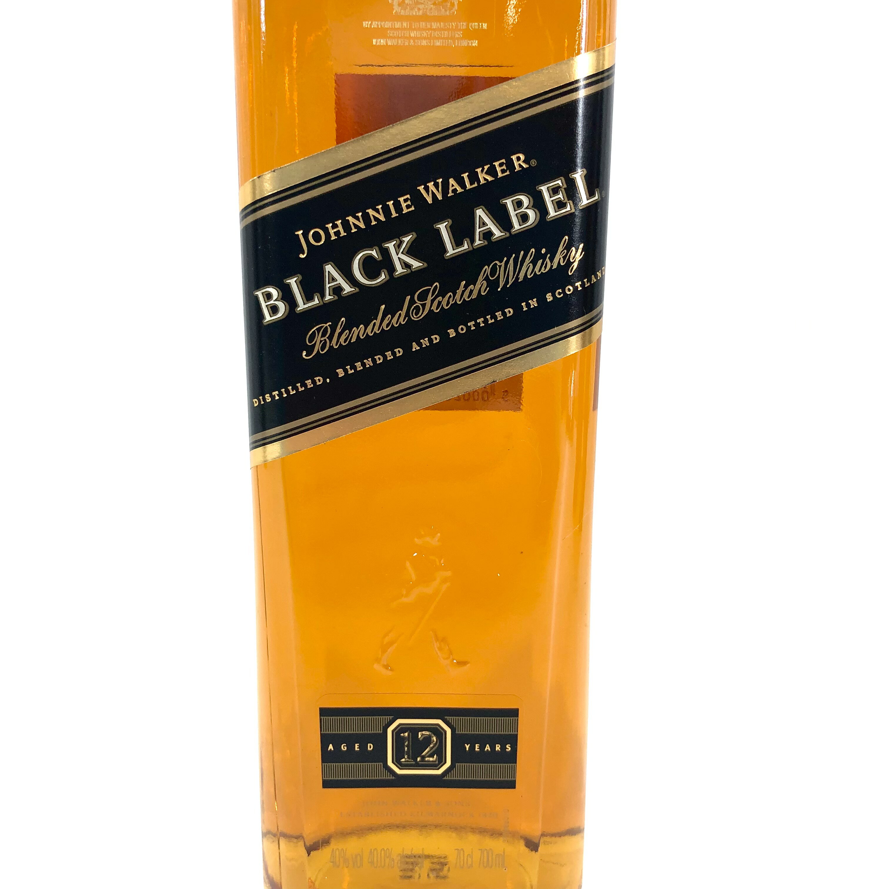 【中古】Johnnie Walker ジョニーウォーカー ブラックラベル 12年 ブレンデッドスコッチウイスキー 40% 43% 700ml 750ml 箱 3本【WI-114】