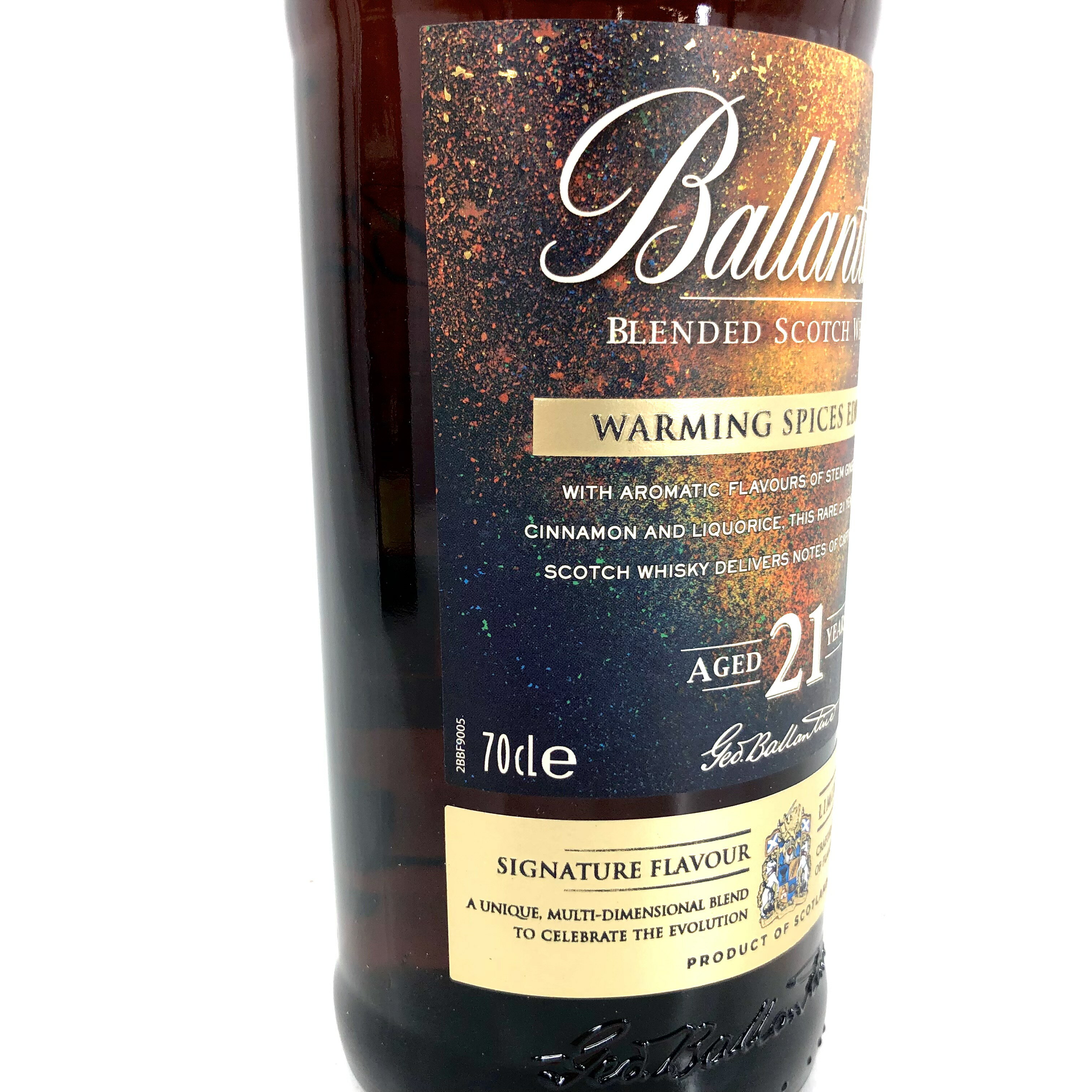 ����š�Ballantine's �Х�󥿥��� 21ǯ �������ߥ� ���ѥ��� ���ǥ������ �֥��ǥåɥ����å����������� 700ml 40% Ȣ�ա�WI-320��