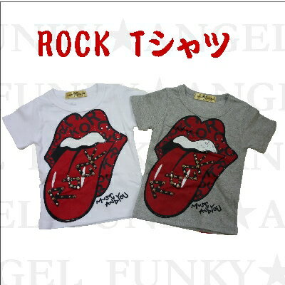 【韓国子供服】ROCK Tシャツ