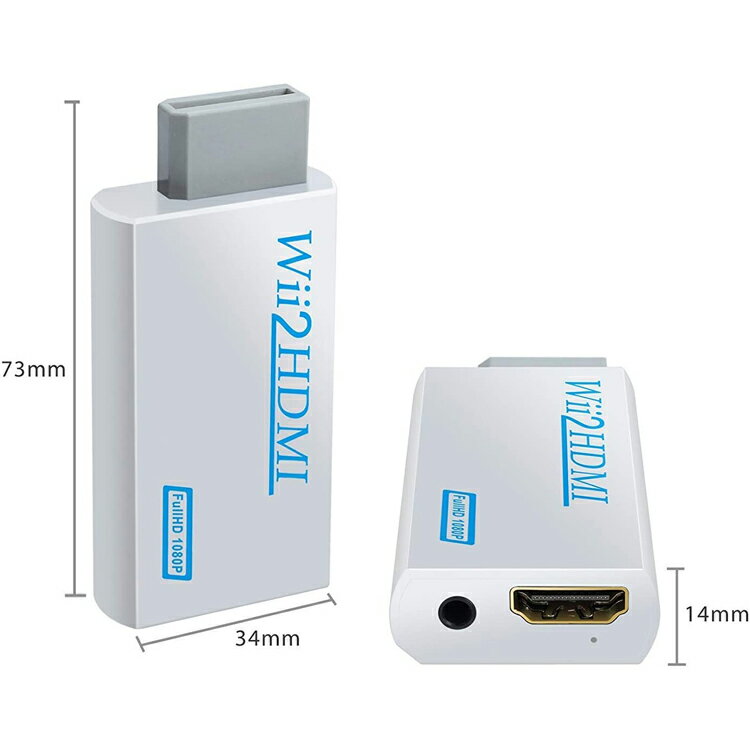 Wii用HDMIコンバーター接続簡単フルHD画質対応コンパクト設計WiiからのシグナルをHDMI出力できますWHTI200