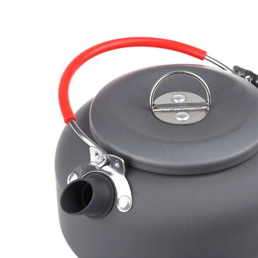 ALOCS キャンプ・アウトドア用ケトル ポータブル 携帯用 やかん 0.8L 軽量 登山 BBQ 硬質アルミ ALOCWK02