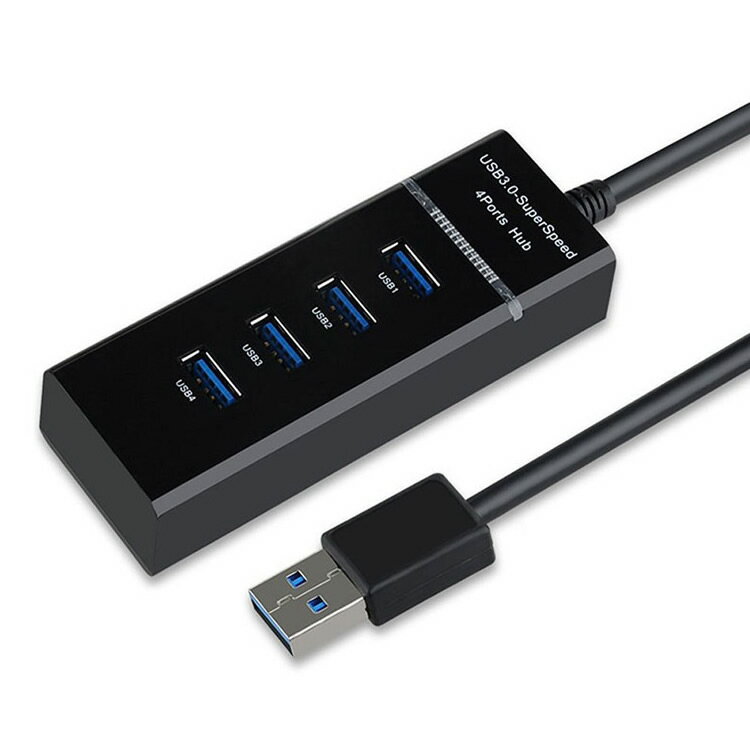 高速4ポートUSBハブ コンパクト 5Gbps USB3.0 過電流保護 USB3.0高速HUB バスパワー 高速データ転送 充電 過電流保護 USB3HUB4NEW