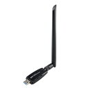 無線LANアダプタ Bluetoothアダプタ ドングル 1200Mbps USB 3.0 高速モデル 802.11ac技術 wifiアンテナ 360°回転 高速通信 2.4G 300Mbps 5.8G WindowsZAPW97