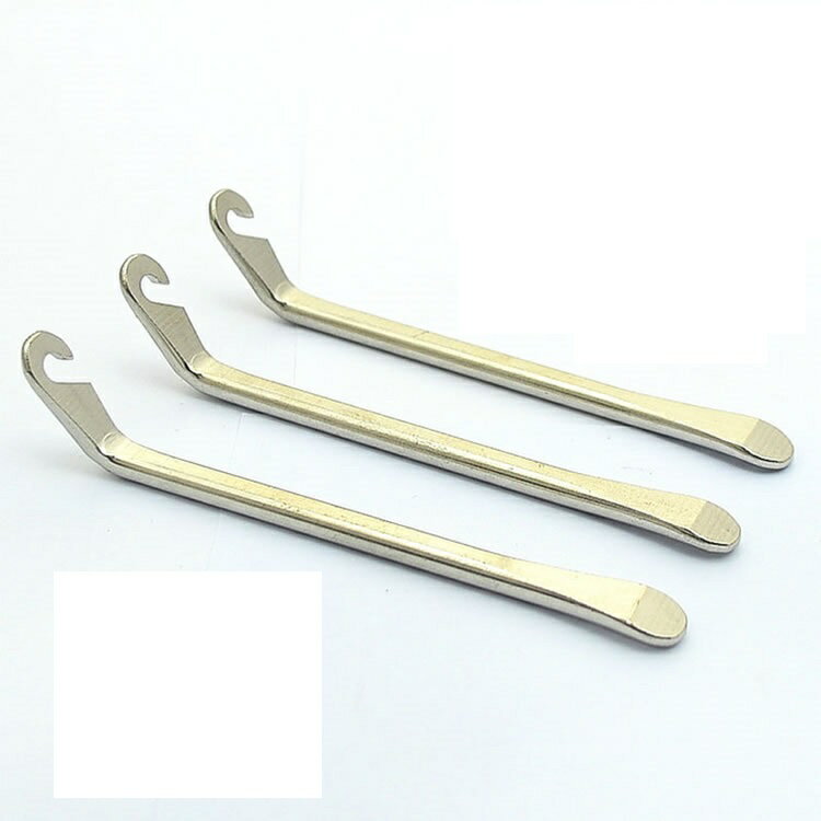 自転車タイヤレバー 3本セット タイヤの取り外し用 自転車点検 チューブ交換 パンク修理に スチール製 スポークフック ホイールやタイヤメンテナンスに 3点セッ...