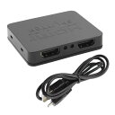 HDMI分配器 HDMIスプリッター 1入力2出力 2画面同時出力 4K/2K/ 1080P対応 3D対応 フルHD HDCP準拠 USB給電 HDMISP1X...