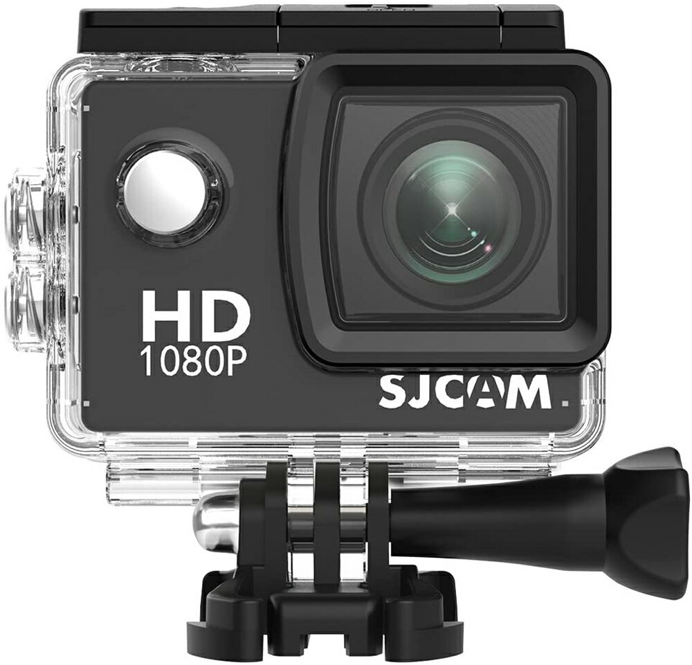 SJCAM 正規品 SJ4000 アクションカメラ PSEマーク取得 2インチ液晶 12MP 1080P録画 防水ケース付き ループ録画対応 SJ4000