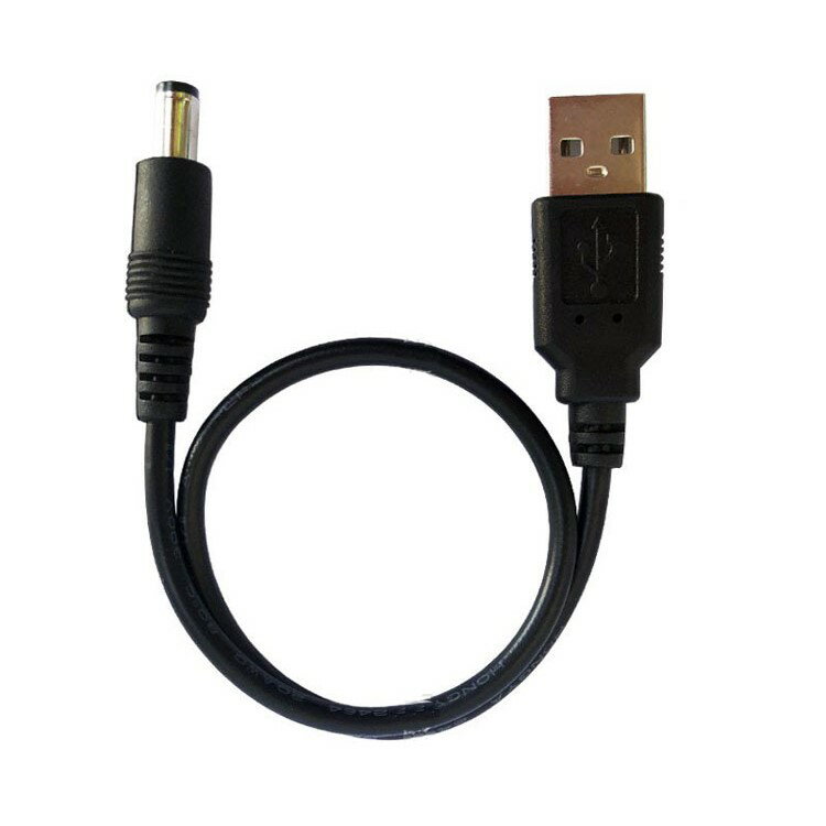 USB2.0 から DC5V/2A 変換ケーブル DC電源供給ケーブル DCプラグ 長さ1m USBをDCに 映像 オーディオ機器 USB5521CB1M