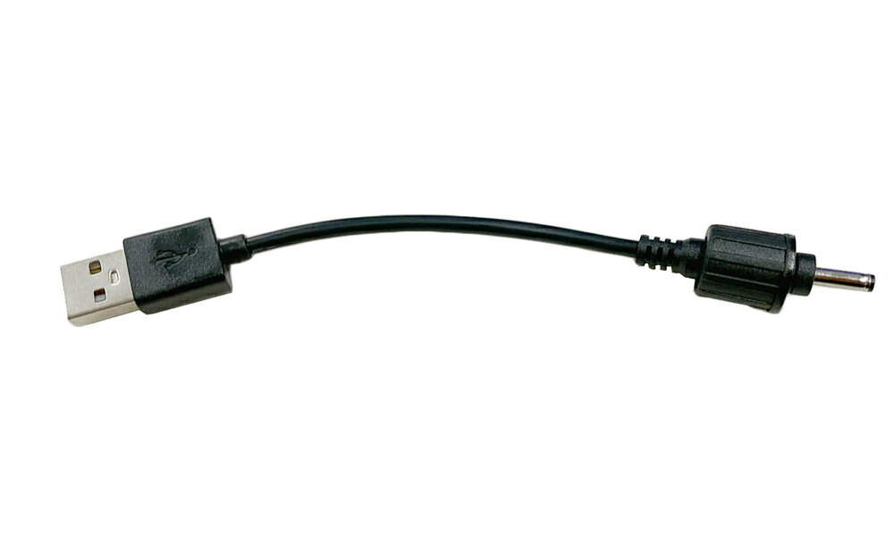 ポンプ用USB給電ケーブル 外径3.4mm 内径1.3mm ポンプ端子専用 雨の日や曇の日の対策 酸素ポンプにも WPUSBC50