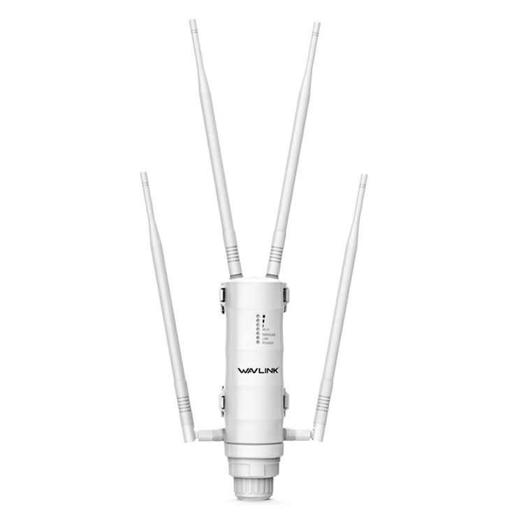 WAVLINK Wi-Fi 無線LAN 中継器 防水 高速 1200Mbps ハイパワー 2.4GHz 5GHz アクセスポイント WN572HG3