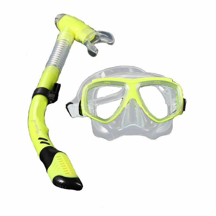 シュノーケルセット 水中メガネ 硬化ガラス シュノーケリング ダイビングマスク 大人用 DMS99