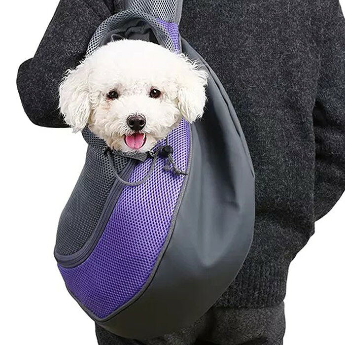 ペットキャリーバッグドッグバッグショルダーバッグペットショルダーMサイズ犬用斜...