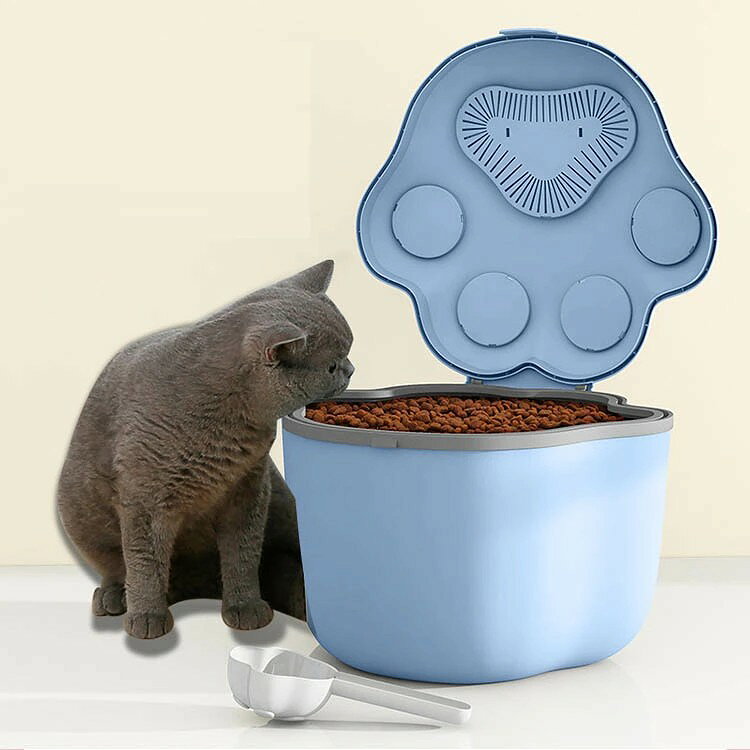 ペットフードストッカー 保存容器 エサ入れ 餌入り 3kg 8kg キャット ドッグ フー...