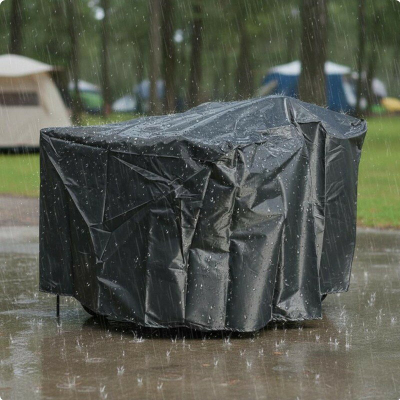 発電機カバー 防雨 防湿 耐熱 防汚 反射コーティング 長期保護 ドローコード付き ...