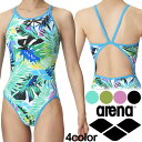 【メーカー取り寄せ】 ARENA アリーナ レディース 水着 練習用水着 トレーニングワンピース AS4FWM06W BKPK BLBL GRGR PKPP レーニング 水泳 プール スイム arena(4)
