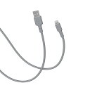CellCube TSUNAGU mayu USB-A to Lightningケーブル（1.0m）墨　CB　カーボンブラック