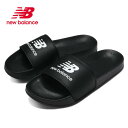 NewBalance (ニューバランス) SUF050E2 D BLACK×WHITE/ブラック×ホワイト サンダル シャワーサンダル