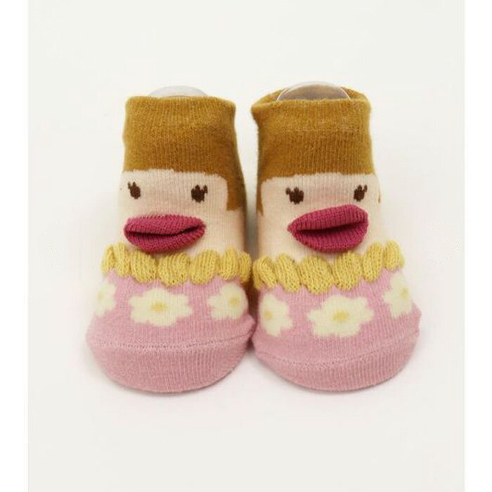 スタンプル ボブヘアーガール カップ入りベビーソックス★9〜11cm★