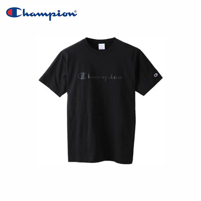 Rakuten - Champion (チャンピオン)　C3-M350　メンズ 半袖Tシャツ　ホワイト　ブラック　グレー　|ロゴ TEE タウンユース スポーツカジュアル ユニセックス 半そで 無地 シンプル トップス|