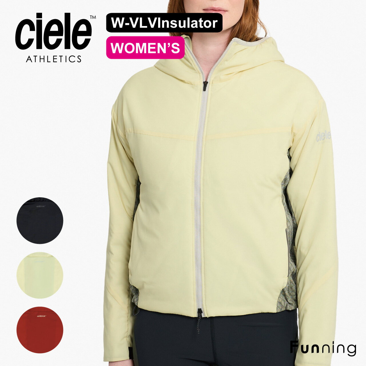 【エントリーで10倍!2/19 20:00-2/23 1:59】Ciele シエル W VLVInsulator レディース インサレーター 中綿 ジャケット ランニング 防寒 軽量 アウター マラソン アウトドア スポーツアウター トレイル ウォーキング 正規品