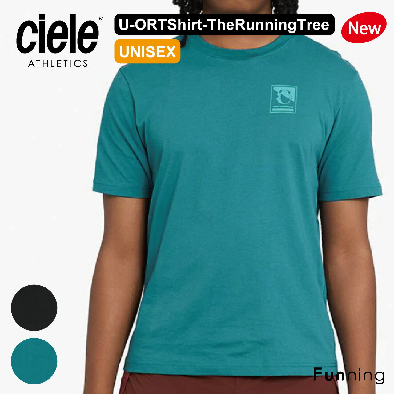 ��26�ղ�New��Ciele (������) ORTShirt The RunningTree ��˥��å��� ���˥�T����� �۴�®�� ���� Ⱦµ ��� ���...