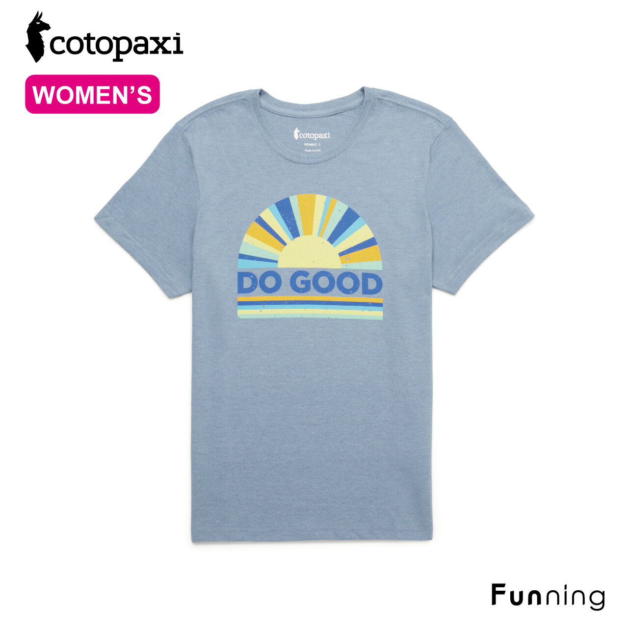 コトパクシ Cotopaxi Sunrise T-Shirt 半袖 Tシャツ レディース 女性 カットソー クルーネック 軽量 タウンユーズ アウトドア スポーツ プレゼント 