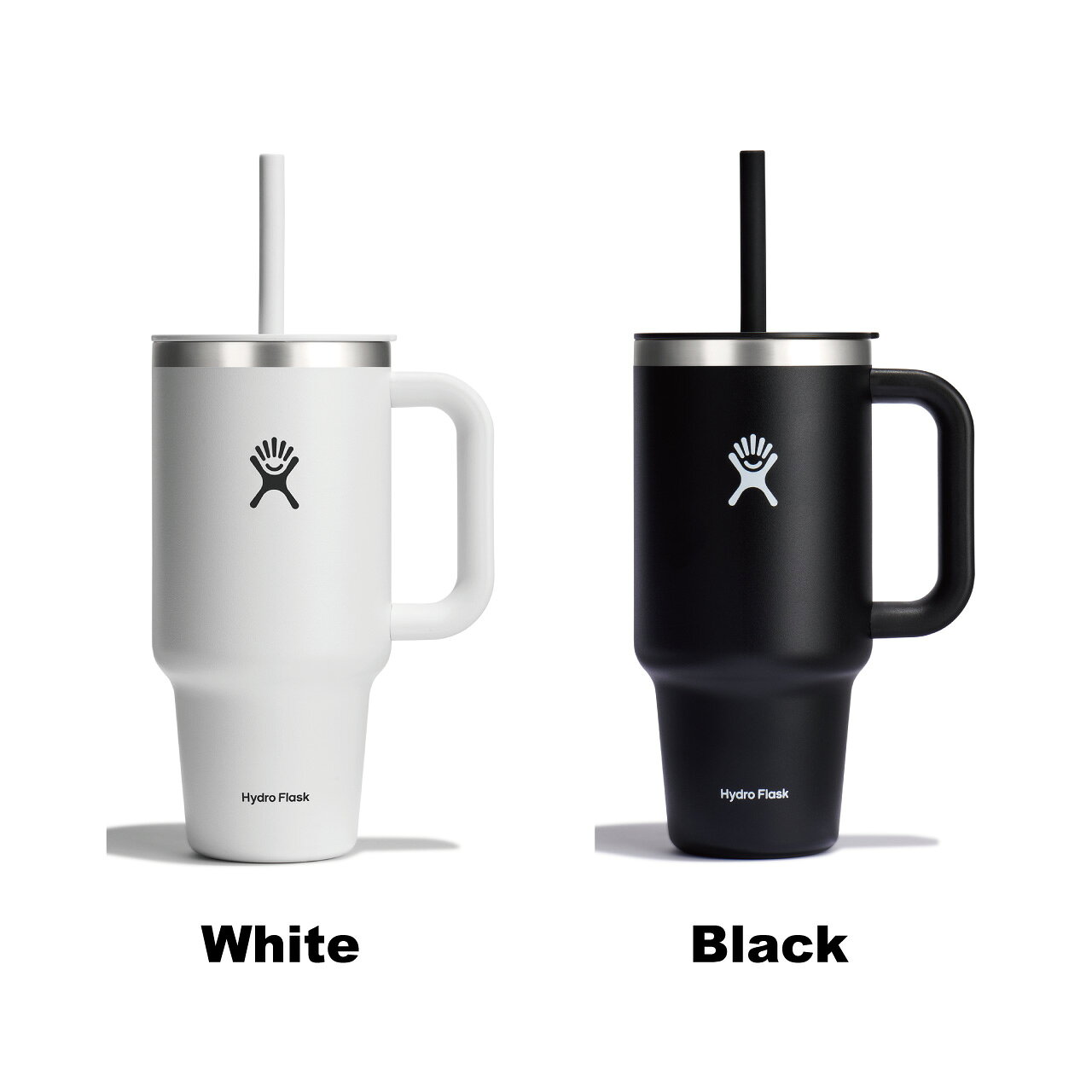 ハイドロフラスク オールラウンド トラベル タンブラー 32oz_946ml HydroFlask 保温 保冷 ステンレス 蓋付き ストロー付き 持ち手ハンドル付き アウトドア キャンプ トラベル ドライブ おしゃれ 正規品 funning-10000841 Funning(ファンニング) サンプル画像3