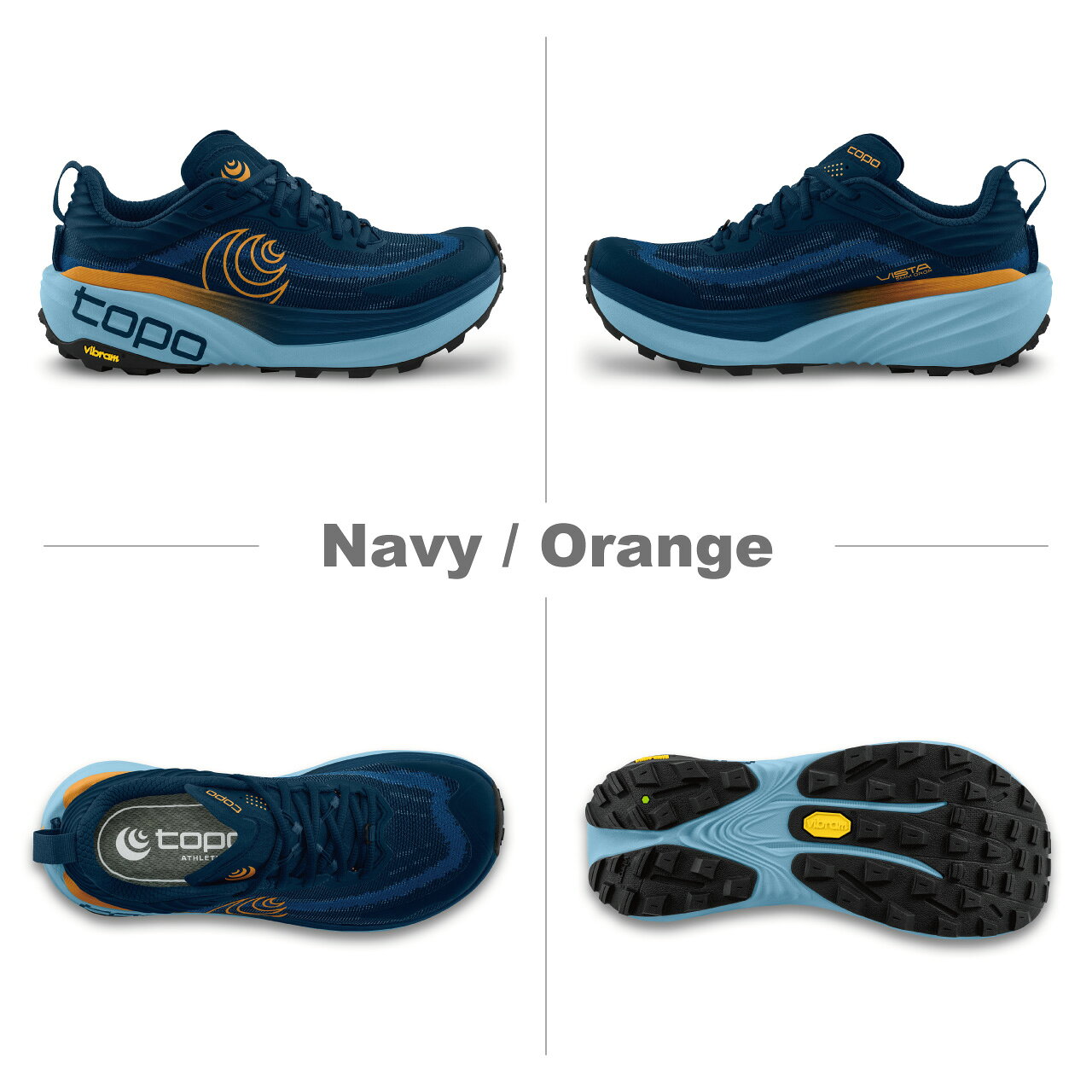 Topo Athletic トポ アスレチック VISTA (ビスタ) トレイルランニングシューズ メ...