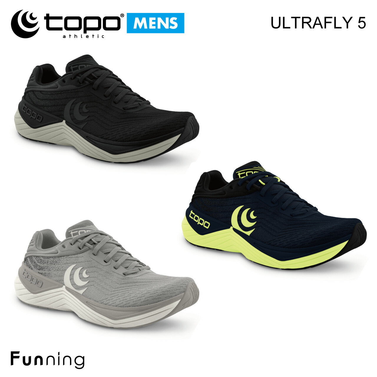 Topo Athletic ULTRAFLY5 ��� ���˥󥰥��塼�� ���� ���� �̵��� 5mm�ɥ��å� �ȥݥ�������å� ������ �ޥ饽�� ����������...
