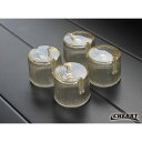 【258】 3980円以上 送料無料! デカヨーロピアン ウインカー用 スペアレンズ ヴィンテージ クリアー 4個セット レトロ CGC300型適合 デカヨーロ...