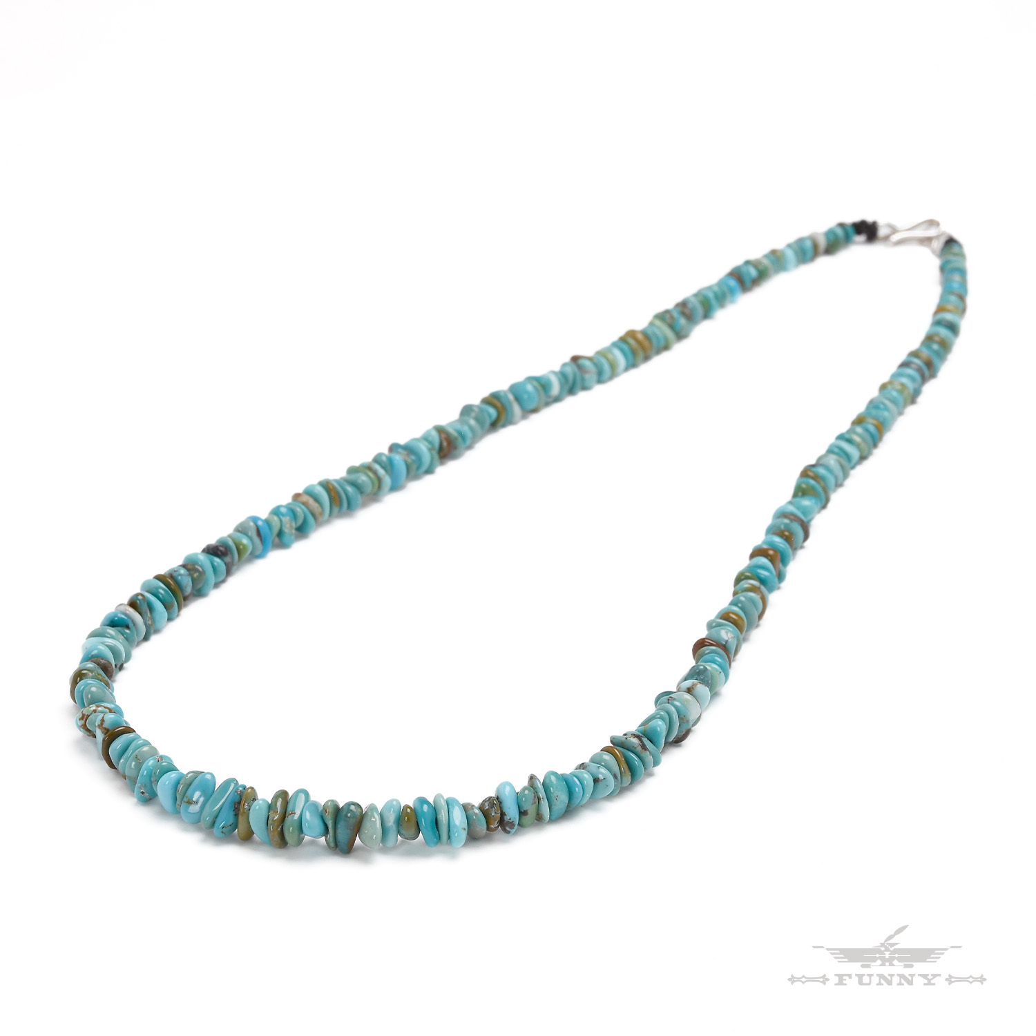 ナバホ族ターコイズビーズネックレス...