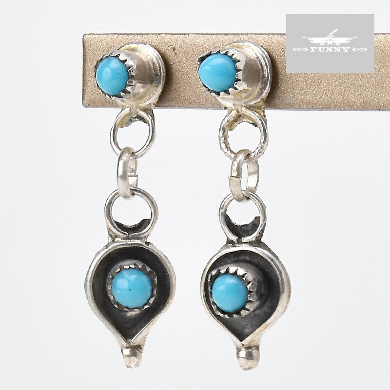 【FUNNY公式ストア】ズニ族 ターコイズ ピアス ターリングシルバー シルバー925 天然石 トルコ石 メンズ レディース 誕生日 ギフト プレゼント IND...
