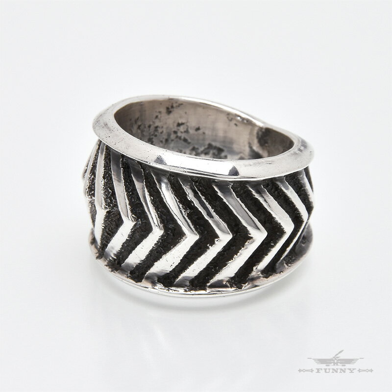 【FUNNY公式ストア】 ナバホ族 アーロン・アンダーソン トゥファキャスト リング [22号] スターリング..