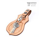 【FUNNY公式ストア】 ウエスタンレザー ポリスキーホルダー ハンドバスケット タン POLICE KEY HOLDER HAND BASKET TAN 牛革 キーホルダー ファニー FUNNY(4)