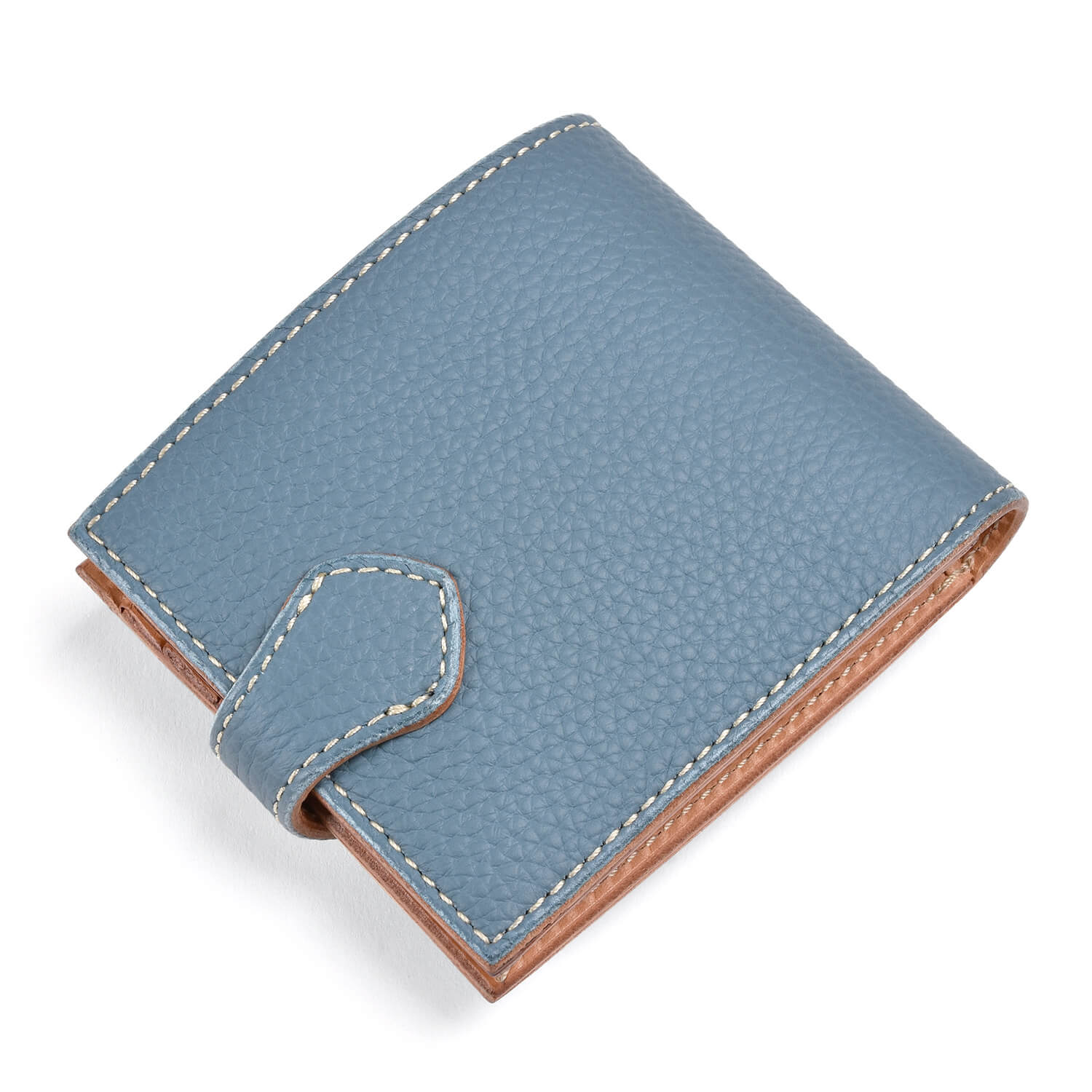 【FUNNY公式ストア】 ファニー コインヘッドビルフォード 【シュリンクレザー/DB-02】ブルーグレー 財布 二つ折り 二つ折り財布 ビルフォード メンズ レディース 男女兼用 ユニセックス 本革 牛革 レザー 小銭入れ カードホルダー プレゼント コンチョ