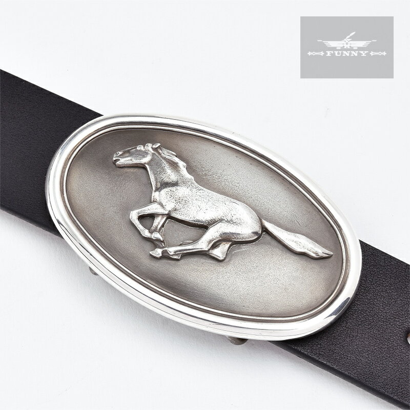 【FUNNY公式ストア】 《RUNNNING HORSE BUCKLE》 ランニングホース バックル ウエスタンバックル ベル..