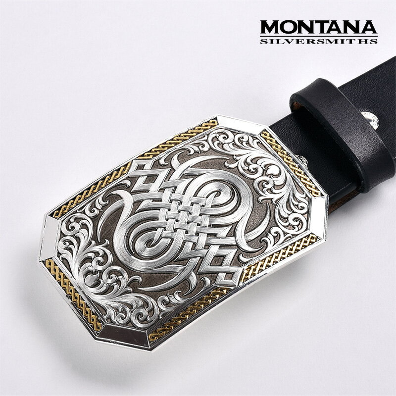 【FUNNY公式ストア】 【MONTANA SILVERSMITHS】 モンタナ シルバースミス バックル #33210RTG ツートン ウエスタンバックル エングレーブ ベルト メンズ レディース 男女兼用 プレゼント ギフト 【送料無料】 【FUNNY】 ファニー