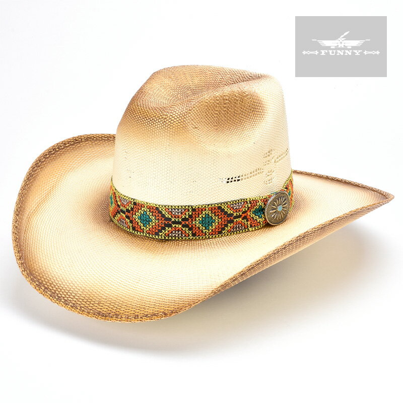 メーカー名 BULLHIDE HATS（ブルハイドハット） 品名 STRAW HAT（ストローハット） 品番 #5060N／DANCING IN THE DESERT 素材 ストロー サイズ 高さ：約11.5cm つば：約10cm 頭囲： Sサイズ／約54～55cm Mサイズ／約56～57cm Lサイズ／約58～59cm XLサイズ／約60～61cm ●ご使用のブラウザによっては色の見え方が若干異なる場合がございますので予めご了承下さい。 ●表示サイズには多少の誤差が生じる場合がございます。BULLHIDE STRAW HAT #5060N／DANCING IN THE DESERT ブルハイド ストローハット ナチュラル ハット職人であった父からハット製作の様々な技術を受け継いだ2人の息子たち(Samir & Jorge)により、1949年に創業された「BULLHIDE HATS（ブルハイドハット）」 アメリカらしさのある個性的なデザインや技術は直ぐにウエスタンハット業界でも一目置かれるブランドとなりました。現在でも常に革新的でスタイリッシュなデザインを生み出し、幅広い層から支持されているブランドです。