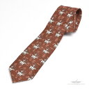 【FUNNY公式ストア】ROCK MOUNT ロックマウント シルクタイ 【Roper & Brands Brown Western Silk Tie/467-...