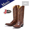 メーカー名 JUSTIN BOOTS（ジャスティン・ブーツ） 品番 1560 素材 バンプレザー(甲の部分)：牛皮革(Chesnut Marbled Deerlite) トップレザー(筒の部分)：牛皮革(Chesnut Marbled Deerlite) ソール(底の部分)：レザーソール インソール(中の底の部分)：クッションインソール(J-Flex Flexible Comfort System) 製法：グッドイヤーウェルト製法 サイズ 筒の長さ：約33cm ヒールの高さ：約4cm ワイズ：D 8（26cm相当） 8.5（26.5cm相当） 9（27cm相当） 9.5（27.5cm相当） 10（28cm相当） 11（29cm相当） ※（）内のサイズはあくまで目安のサイズになります。箱に表記のサイズよりハーフサイズ上のサイズを推奨しております。サイズ感は甲の高さや幅によって変わりますので、ご不明な場合はお気軽にお問い合わせください。 ●ご使用のブラウザによっては色の見え方が若干異なる場合がございますので予めご了承下さい。 ●本製品は染色された製品ですので、色落ち等が生じる場合がございます。衣類等への色移りには十分ご注意下さい。 ●サイズ違いによる交換については、欠品などによりお受けできない可能性があります。また、交換の際には送料が別途必要となります。予めご了承下さい。 ●計測サイズは採寸の際の平均値を採用しております。商品やサイズによって個体差が生じます。また、測定方法によっても誤差が生じますので予めご了承下さい。ご不明な点がある場合はお気軽にお問い合わせください。 ●輸入の際に外装の箱にへこみなどの破損が生じる場合がございますが予めご了承下さい。Justin Boot Company has been handcrafting western footwear since 1879. JUSTIN MEN'S COWBOY BOOTS ジャスティン・ブーツ メンズ カウボーイ JUSTIN BOOTS（ジャスティン・ブーツ）は1897年創業以来伝統のデザインと現代的なセンスでウエスタンブーツの大手メーカーの仲間入りを果たした老舗ブランドです。 本製品はチェスナット（栗）の模様の牛皮革を使用しており、ブルーとベージュのステッチが目を惹くウエスタンブーツです。 柔らかいクッションインソールを採用しており履き心地も抜群です。