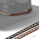 【FUNNY公式ストア】 M&Fウエスタン 3ピースバックル付き ホースヘア ハットバンド【3/8 Genuine Braided Horsehair Hatb...