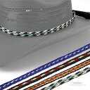 【FUNNY公式ストア】 M&Fウエスタン タッセル付き ホースヘア ハットバンド 【3/8 Genuine Horsehair Hatband Assortm...