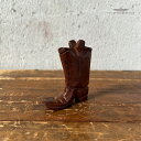 【FUNNY公式ストア】EarthView Inc. アイアンウッド ブーツ IRONWOOD ART 【BOOTS】小サイズ ウエスタン カウボーイ カントリーダンス インテリア雑貨 雑貨 誕生日 プレゼント ギフト FUNNY