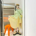 スカート プリーツスカート 送料無料 ひざ丈 ミモレ丈 アシンメトリー ウエストゴム フレア 個性的 モノトーン ラッフル モード エレガント 大人女子 モダン ガーリー キュート シック 上品 こなれ感 ぬけ感 フェミニン 着回し デート