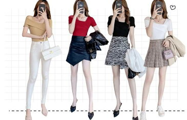 トップス 送料無料 カラバリ 4色 レッド ブラック ホワイト カーキ サイズ4展開 S M L XL ワンショルダーレース半そでTシャツ 半そでTシャツ スクエアネックTシャツ タイトTシャツ レースTシャツ ぴったりTシャツ セクシーTシャツ
