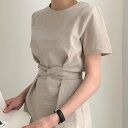 キュート ガーリー とろみ感 茶色 ブラウン 無地 春 夏 秋 10代 20代 30代 40代 レディース 通学 デート お出かけ 女子会 休日 着回し 普段使い 重ね着 韓国 韓国系 オルチャン